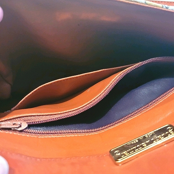 Stuart Weitzman Suede and Canvas Cross Body or Shoulder Bag - Picture 6 of 10